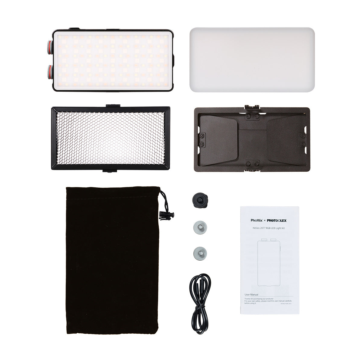 Phottix x Photoolex Helios 2077 RGB LED Light Kit