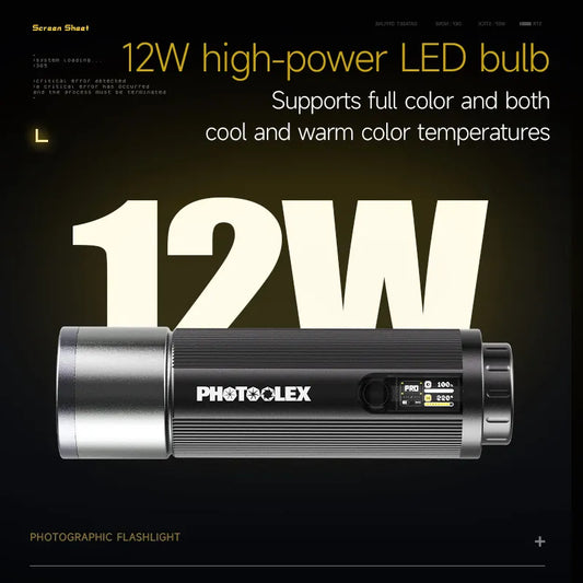 Photoolex ZOOM Light (12W RGB - Steel Magnetic Gobo)