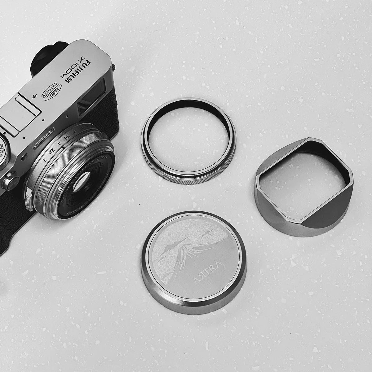 PHOTTIX x ARTRA LAB Fujifilm X100 Lens Hood and Lens Cap Set