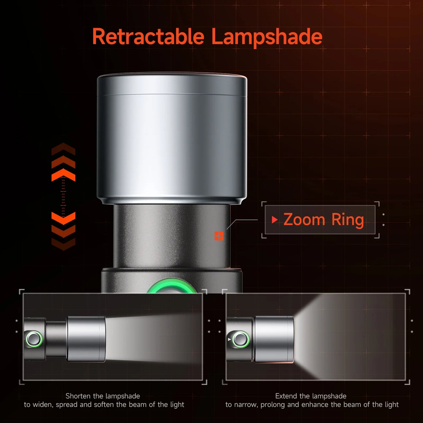 Photoolex ZOOM Light (10W 4 Color - Silicon Gobo)
