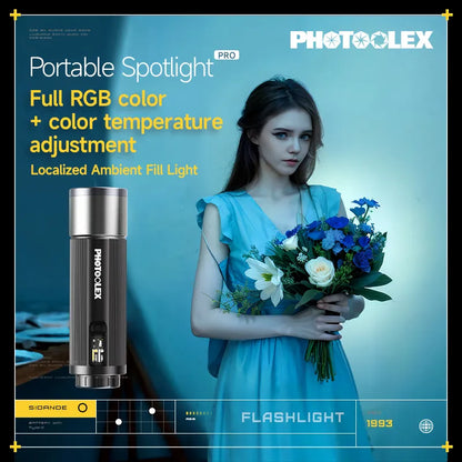 Photoolex ZOOM Light (12W RGB - Steel Magnetic Gobo)