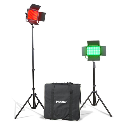 Phottix Kali50R RGB Studio LED Light Twin Kit