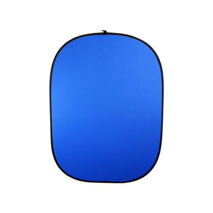 Collapsible Background – Green And Blue – 1.5 X 2m