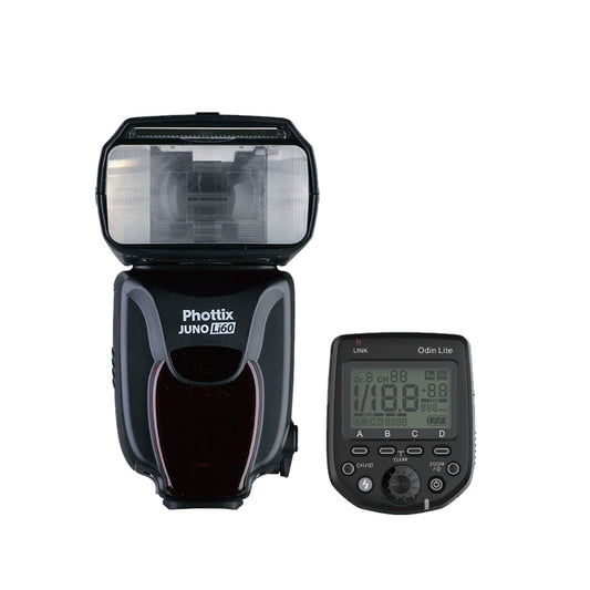 Phottix Juno LI60 Lithium Battery Flash & Odin Lite Transmitter Combo set