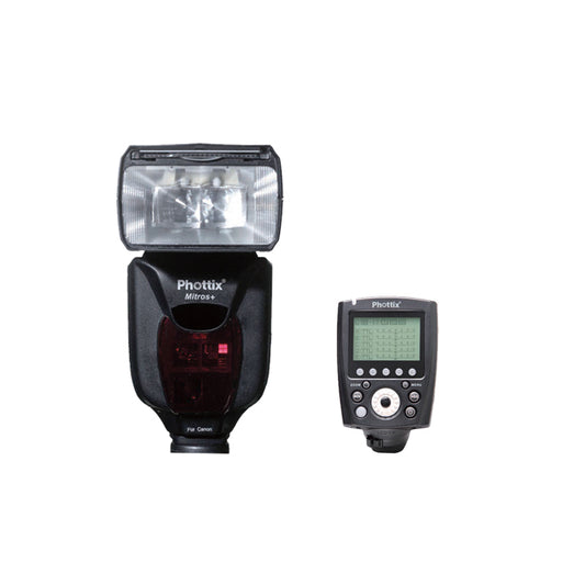 Phottix Mitros+ TTL Flash  & Odin II Transmitter trigger for Canon Combo Set