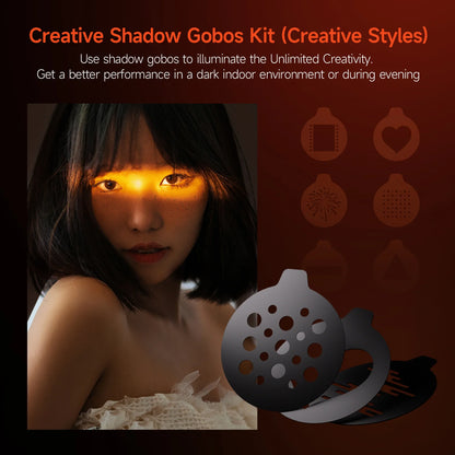 Photoolex ZOOM Light (10W 4 Color - Silicon Gobo)