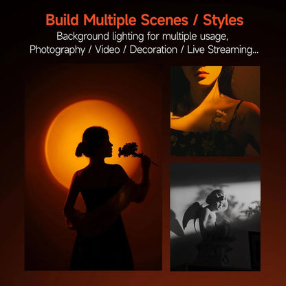 Photoolex ZOOM Light (10W 4 Color - Silicon Gobo)