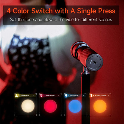 Photoolex ZOOM Light (10W 4 Color - Silicon Gobo)