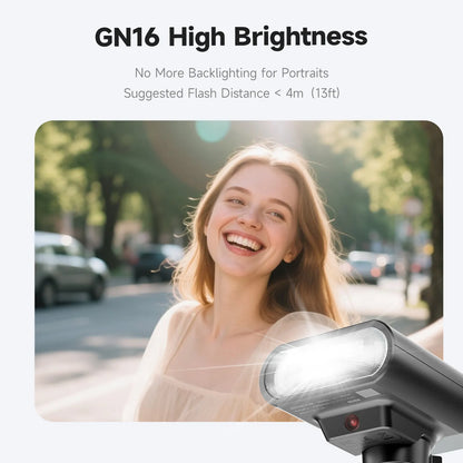 Photoolex Mini Speedlite G01 Hotshoe Flash