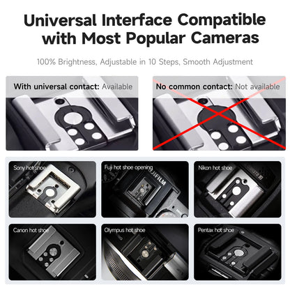 Photoolex Mini Speedlite G01 Hotshoe Flash