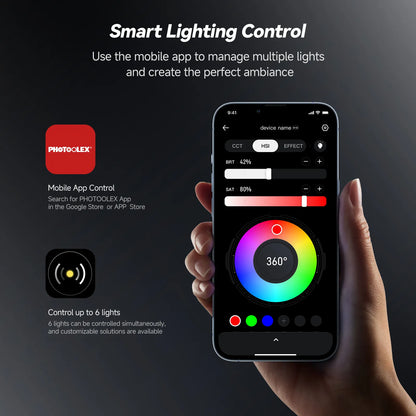 Photoolex TOFU RGB LED Black Sumarai light Kit