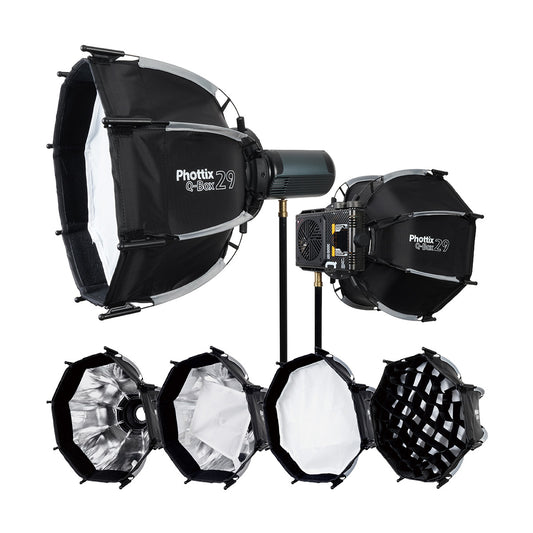 Phottix Q-Box 29 mini quick Set-up Softbox (30cm/11.8″)
