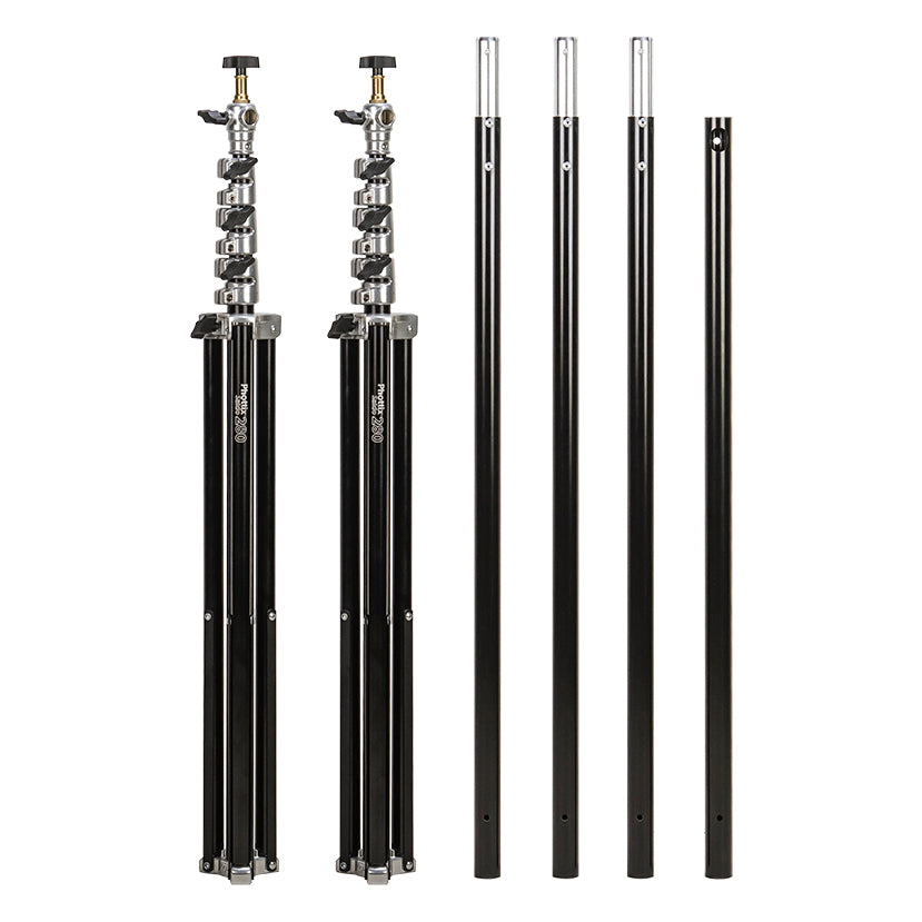 Phottix Saldo Backdrop Stand Kit (2.8×3.2m)