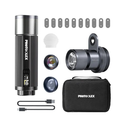 Photoolex ZOOM Light (12W RGB - Steel Magnetic Gobo)