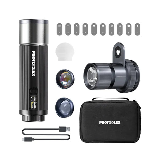 Photoolex ZOOM Light (12W RGB - Steel Magnetic Gobo)